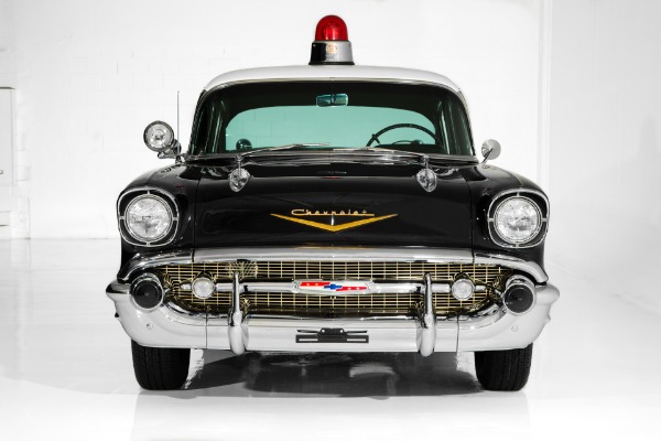 Used 1957 Chevrolet Bel Air Police Car V8 New Chrome for sale $39,900 at AAN Dealer Demo Site in Gurnee IL 60031 3